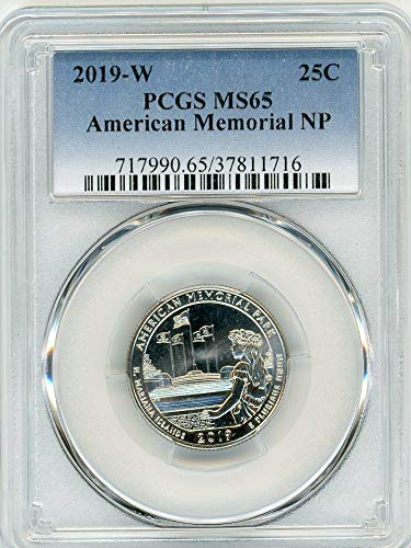 2019 W America the beautiful Quarter MS-65 PCGS