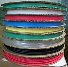 Manga aislante de tubo termorretráctil de 1 mm y 1 mm para tubos termorretráctiles de 200 m, color amarillo