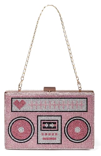 Image of Women Retro Crossbody Bag Rhinestone Fun Unique Evening Clutch Purses for Women