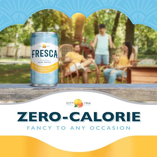 Image of Fresca Citrus Soda Soft Drink Fridge Pack, 7.5 fl oz Mini Cans, 10 Pack