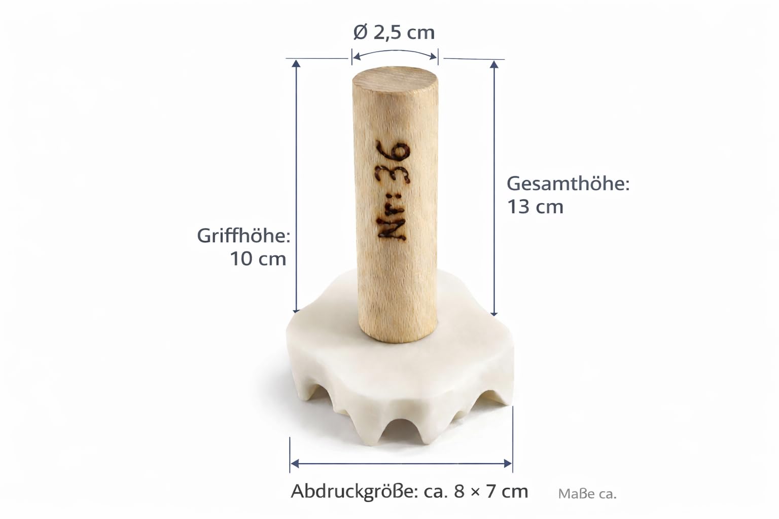 Fährtenstempel Hund – Lehr- und Demonstrationsmodell zur Vermittlung von Trittsiegeln und Fährtenmerkmalen