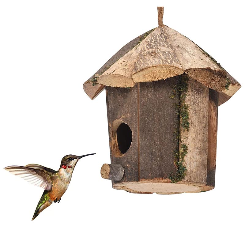 Amazon.co.jp: chaoshu 野鳥観察 屋外用の巣箱スズメのハチドリのため