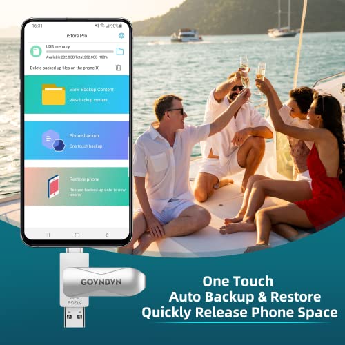 512Gb Photo-Stick-For-Iphone, 4-In-1 Easy Auto-Backup Photo And Video Iphone-Photo-Stick Apple-External-Memory-Storage-Stick Backup-Flash-Drive Data-Transfer Thumb-Drive-For-Iphone Ipad Android Mac Pc #TOP1