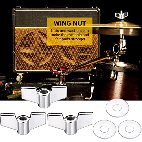 Facmogu 23Pcs Eva Material Cymbal Replacement Accessories, Cymbal Stand Tubes, Drum Cymbal Eva Pads Include Wing Nuts, Washers, Cymbal Sleeves & Drum Key - Green #TOP4