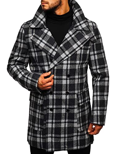 BOLF Herren Mantel Kurzmantel Wintermantel Winter Jacket Business Freizeit...