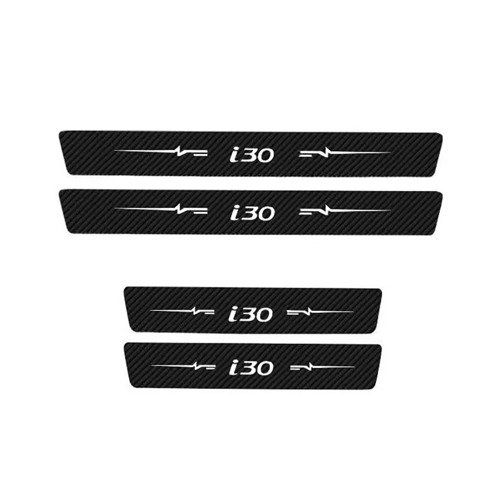 SDYAYFGE 4Pcs Kick Plates Car Door Sill Protector,for HYUNDAI I30