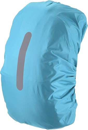 PATIKIL Funda impermeable para la lluvia, funda antideslizante para mochila con correa reflectante vertical, se mantiene seca para senderismo,