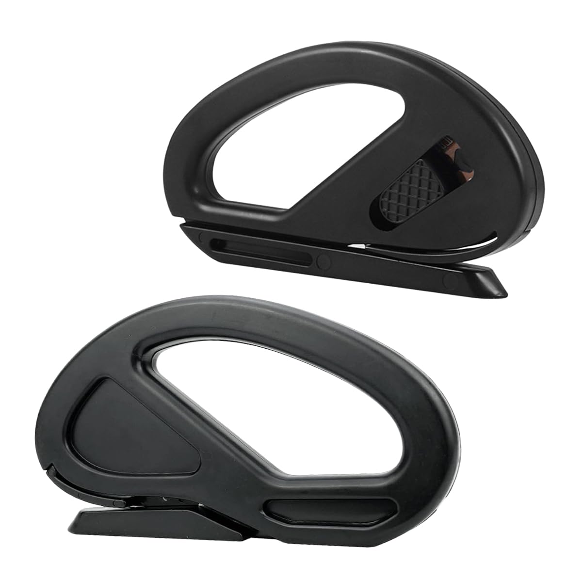 2PCS Wrapping Paper Cutter, Snitty Safety Vinyl Film Cutting Tool with Blade, Carbon Fiber Utility Knife, Craft Knife, Suitable for Window Tint Car Wrap, Craft Making