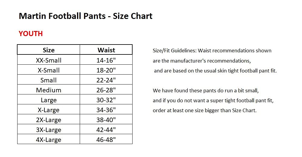 Martin New Adult Football Dazzle Game Pants w Integrated 7 Piece Pad Set Gold (AS)