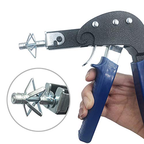 ISPINNER Heavy Duty Wall Anchor Gun Metal Setting Tool for Hollow Wall