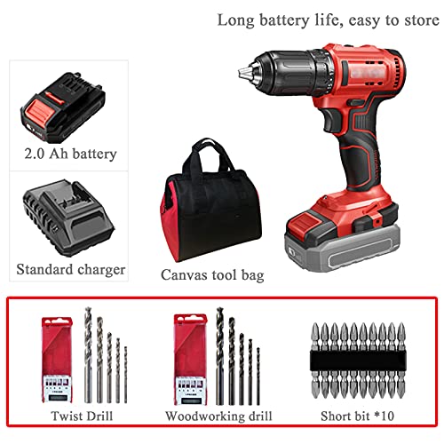 Spacmirrors Lithium-Bohrmaschine Multifunktionaler Elektroschrauber Industrie-Bohrmaschine Wiederaufladbare kleine… – Bild 3