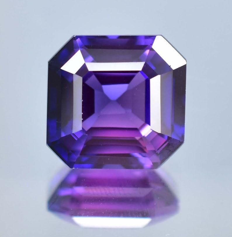 Saphir naturel Taafféite 8 mm pour créer votre bague de fiançailles personnalisée en DIY