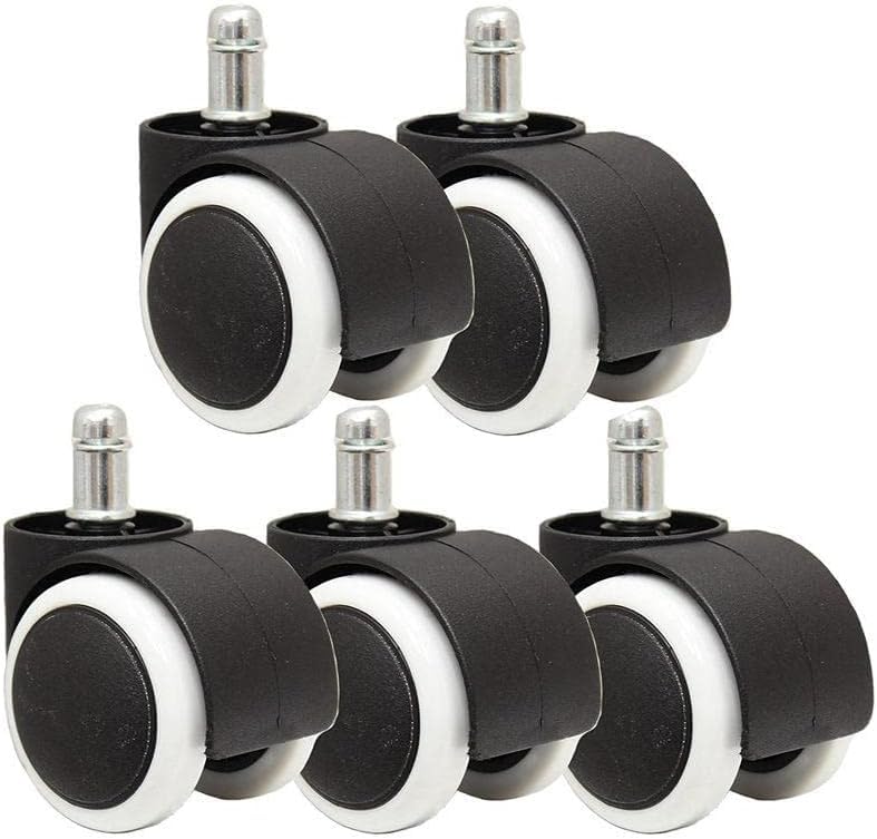 Roulettes pivotantes robustes de 50 mm pour réparer une chaise de bureau ou déplacer un meuble