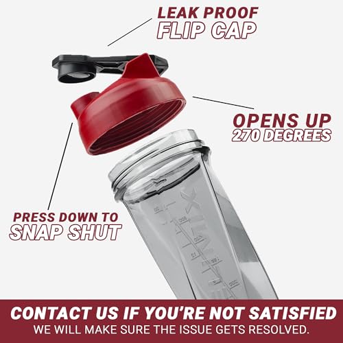 image for HELIMIX 2.0 Vortex Blender Shaker Bottle Holds upto 28oz | No Blending