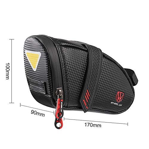 Bolsa de selim, Romacci Bolsa de selim para bicicleta de armazenamento à prova d'água para biciclet
