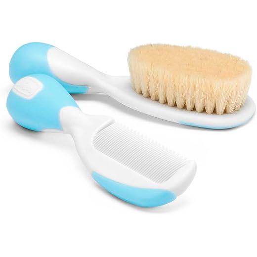Chicco Brush and Comb Set - Light Blue