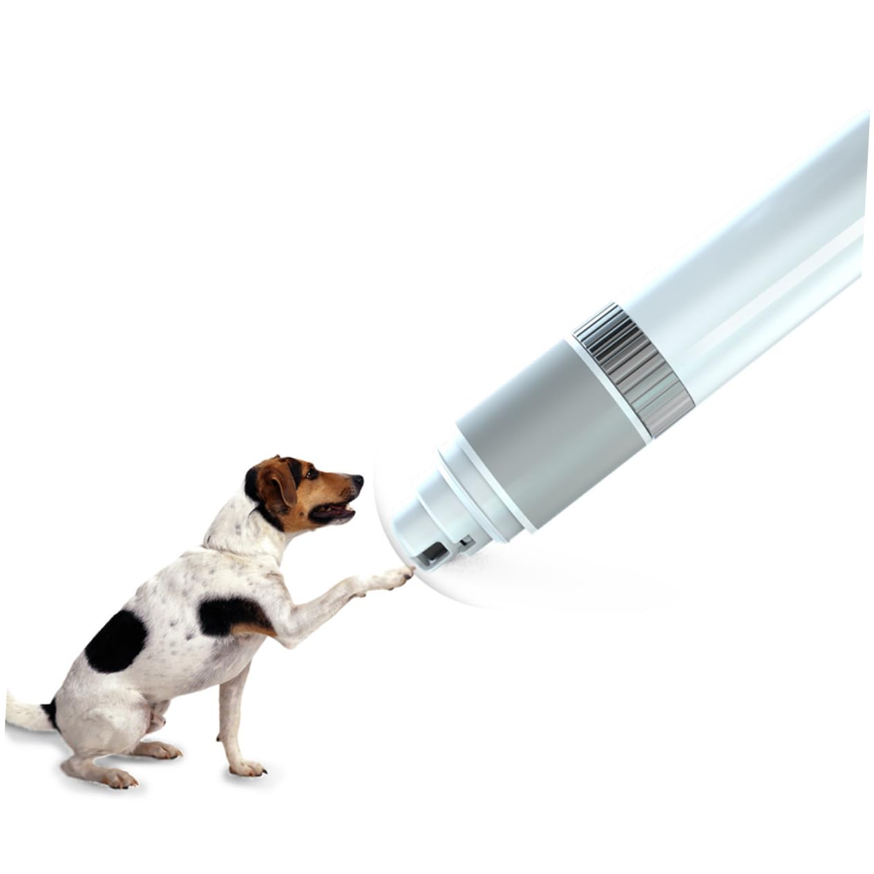 Lijadora Eléctrica para Uñas de Mascotas, Cortauñas Automático Blanco | 3,7 V 2000 Mah, Abs PC Pa, Diseño Silencioso y Agarre de Silicona, para Perros y Gatos