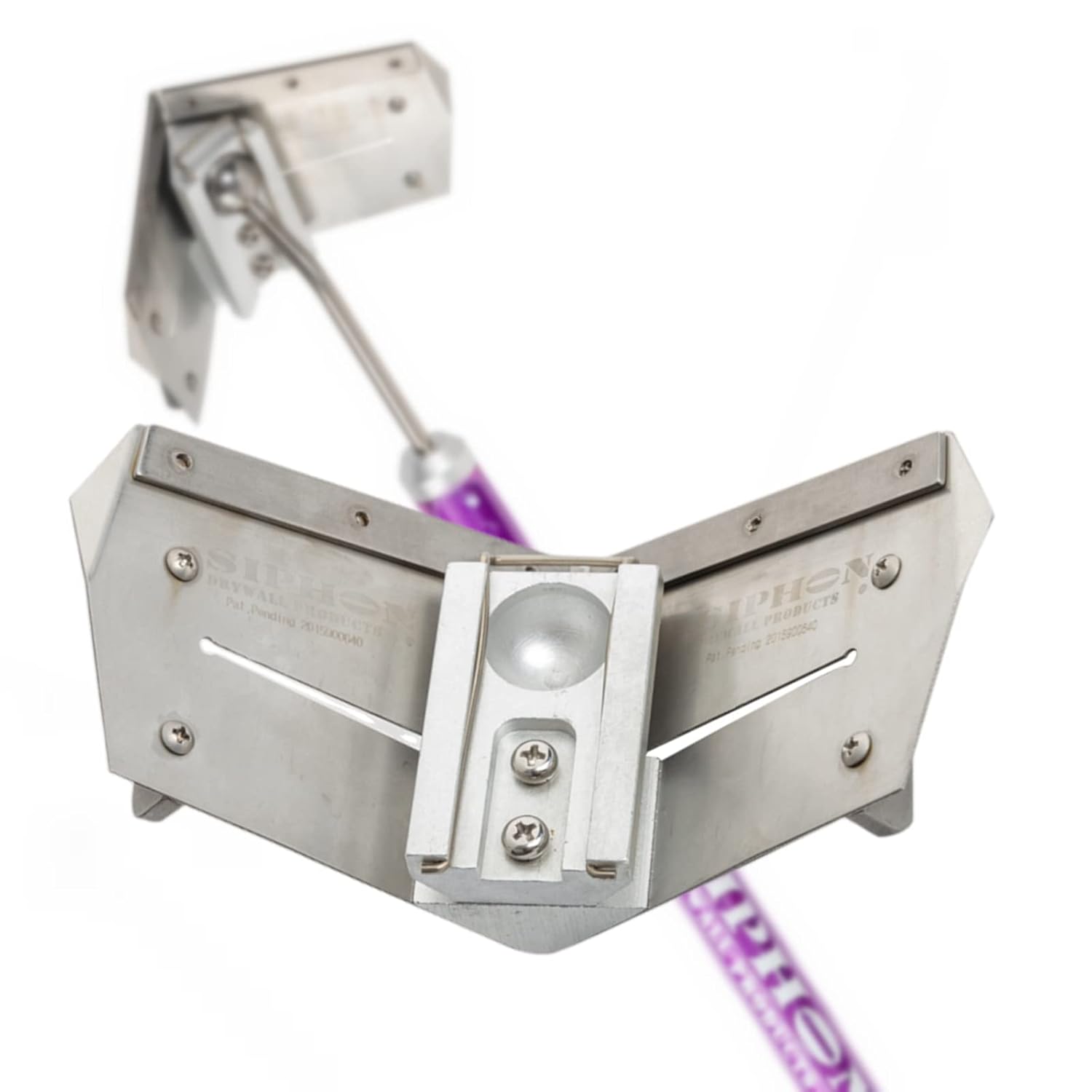4" Stainless Steel Corner Finisher (Glazer) - SIPHON DRYWALL PRODUCTS™ | Corner Finisher/Glazer/Angle Head | Thick Compounds | Sheetrock Gyprock Plasterboard Wallboard