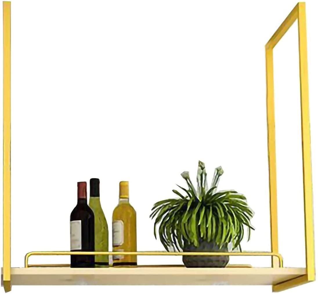 Porte-vin de plafond suspendu or 100cm facile à installer chez soi