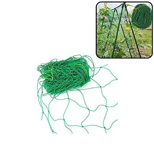 Yahpetes Gartennetz, 1 Stück, Garten-Kletternetz, Pflanzenspalier, Pflanzennetz, Rankgitter, Nylon, robustes Netz, Unterstützung für Kletter- und Rankpflanzen (1,8 x 9,5 cm) Cover