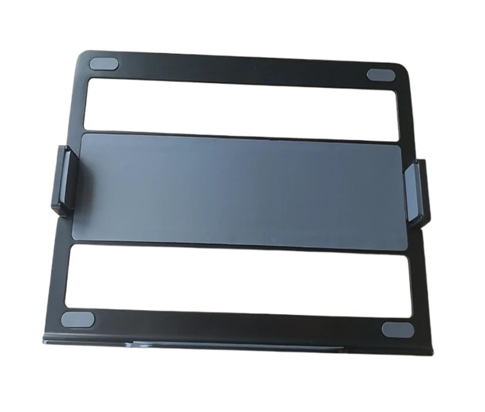 Plateau ordinateur portable alu noir pour soulager le cou