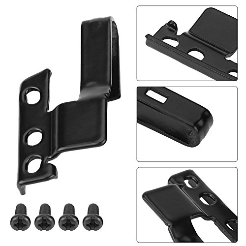 2 Satz Scheibenwischerarmadapter für Autos,Scheibenwischer Adapter, Universal Black Automotive Wiper Adapter mit Befestigungsschrauben