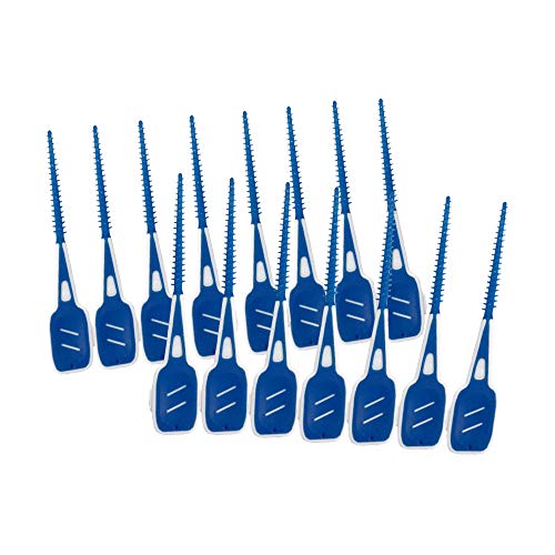 Triple Bristle Dental Picks | Interdental Toothpicks | Safely Removes Food Debris & Stimulates Gums | Gentle Clean | Removes Plaque & Fights Bad Breath | 40 Count Per Pack | 6 Pack #TOP5