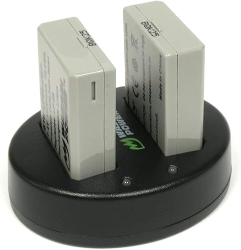 Miniatura 2 de Wasabi Power Batería (paquete de 2) y cargador USB dual para Canon LP-E5 y Canon EOS 450D, 500D, 1000D, Kiss F, Kiss X2, Kiss X3, Rebel XS, Rebel