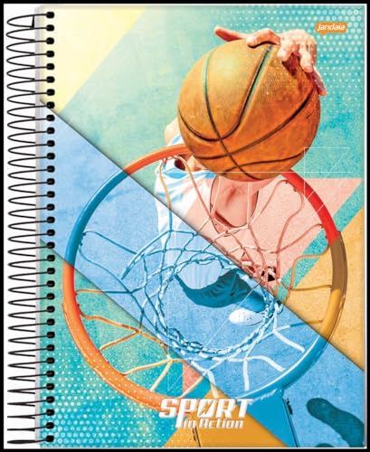 Kit de Cadernos, Jandaia, Universitário, 20 Matérias, Capa Dura, Sport, 320 Folhas, Pacote com 2