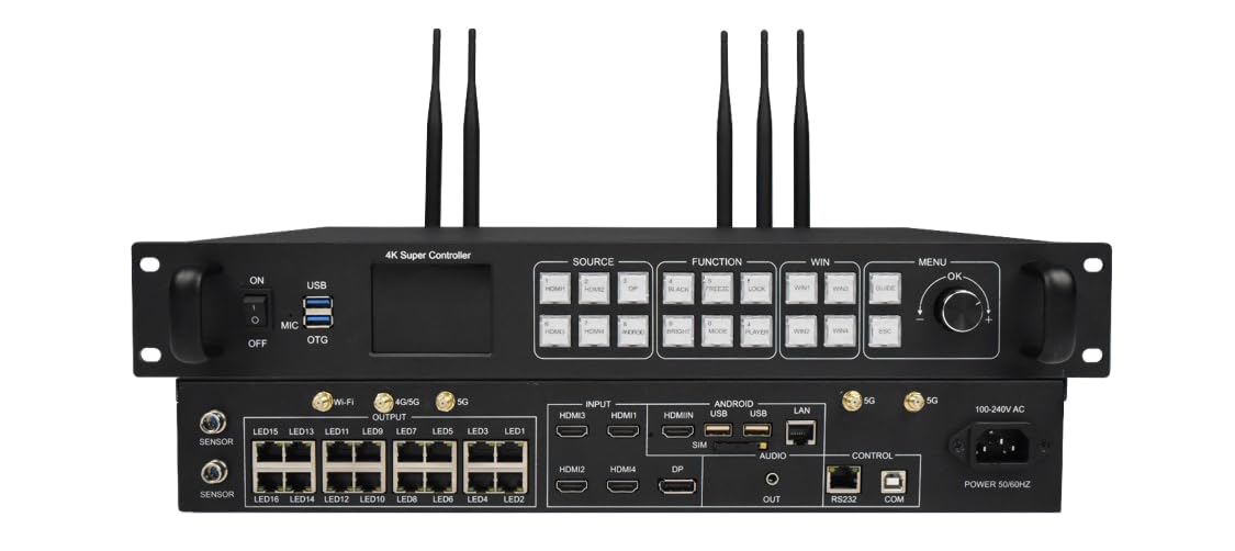 HD-A8 Huidu Full Color 4K LED Display Controller