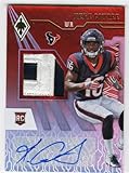 Keke Coutee Rookie Autographed Memorbilia Patch & Serial Numbered # 116/299 Collectible Football Card - 2018 Phoenix Rookie Football Card #RJA-KC (Texans)
