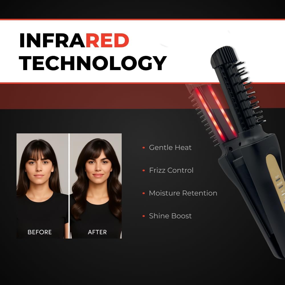 YA-MAN SPA Styler® Cordless Volume + Smooth - Cordless Styling, Reimagined. Hybrid Hot Brush + Flat Iron - Image 4