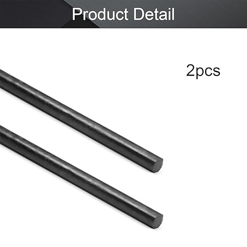 Miniatura 3 de Othmro Varillas redondas de plástico de 0.24 pulgadas de diámetro y 39 pulgadas de longitud, barras redondas de plástico de ingeniería (0.236 in)