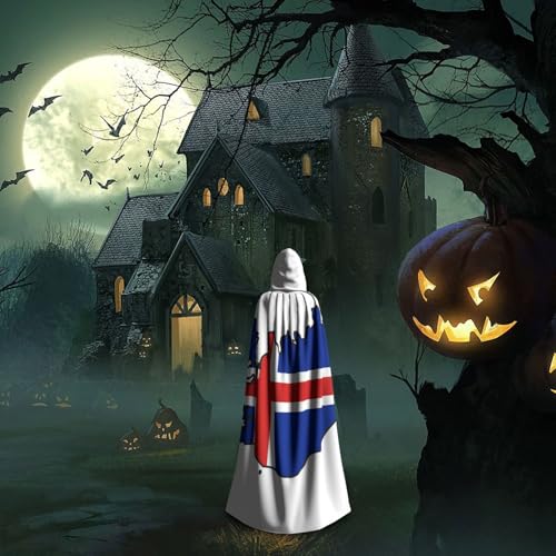 Cape médiévale à capuche Islande cadeau original mixte - 6