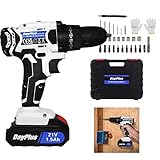 Perceuse Visseuse Devisseuse Ensemble de perceuses combinées sans fil 21V...