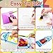 EggSun 36 Sets Jesus is The Guiding Light Sunday School Crafts for Kid Relgious Stained Glass Window Arts and Crafts Suncatcher Kit for Sunday School Thanksgiving Christmas Home Party Decorations