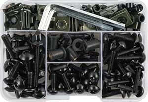 WBGZWCDB Motorrad Verkleidungsschrauben Muttern Satz