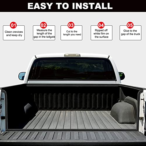 20Ft Universal Car Seal Strip Epdm Rubber Seal Strip With Double-Bulb Tailgate Seal For Car, Truck, Pickups, Boats, And Rvs Soundproof, Noise Reduction, Dustproof, Insulation #TOP5