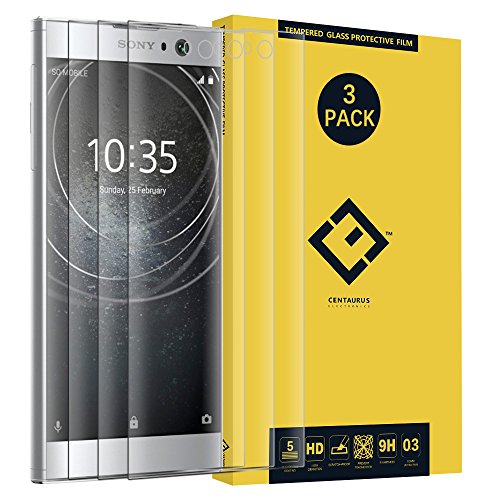 (3 Pack) Compatible with Sony XA2 Ultra Screen Protector, [3D Curved] [Ultra-Thin] [Full Coverage] 0.3mm Clear Tempered Glass Protective Film fit Sony Xperia XA2 Ultra H4213 H4223 H3223 H3213/SM22 6.0