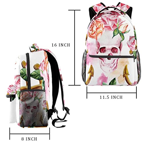 Sac à dos de voyage licornes noires avec rangement