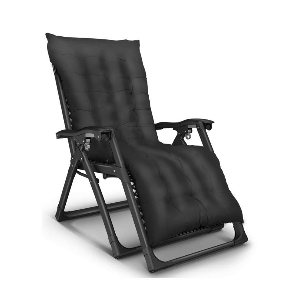 Chaise longue pliante d'extérieur robuste – Chaise longue inclinable portable pour jardin et pelouse – Confortable et pliable pour la détente et les bains de soleil