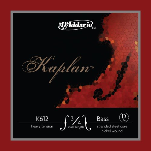 D'Addario Kaplan Bass 10Blk D 3/4 Hvy (K6123/4H-B10)
