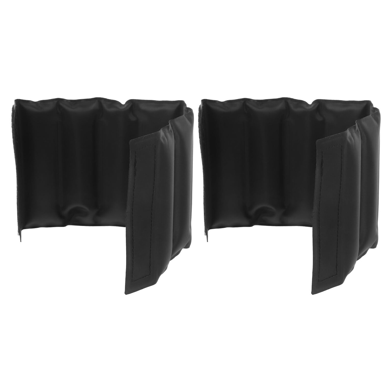 Housse Isotherme pour Bouteille de Vin 2pcs en Polyester Noir