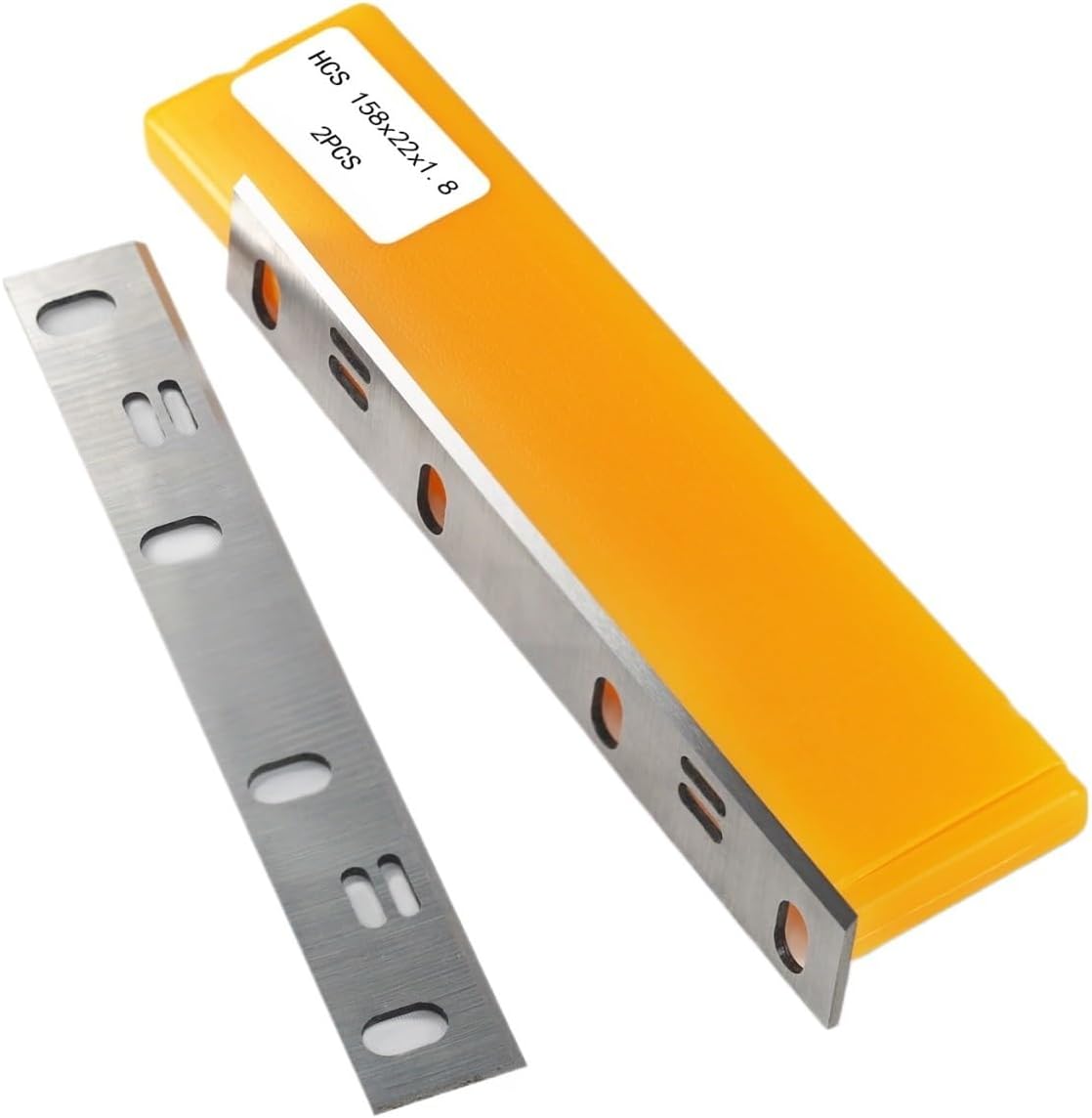 4pcs 158×22×1.8mm Planer Blades Jointer Knives HCS For Craftsman Woodworking Thickness Planer 2sets