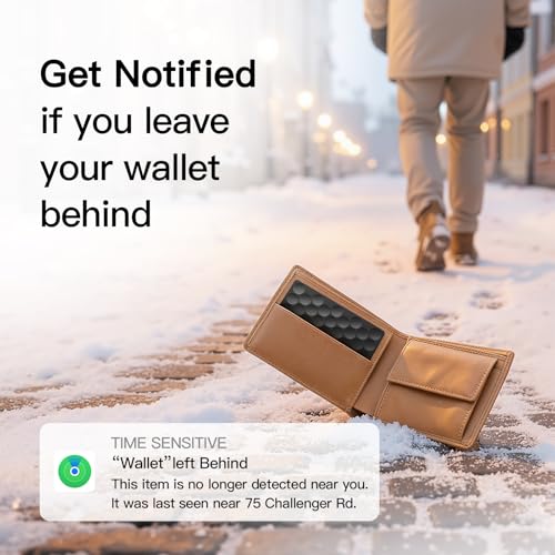 Image of 2026 Apple MFi Certified Wallet Tracker Smart Card for Find My iPhone Ultra Thin Air Tracker Tag for Travel, 5 Years+ Staying Power, IP69 Waterproof, Key Finder & Item Locator for Keys, Bags, Passport