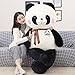 Zhangmeiren Juguete De Peluche Panda Gigante Oso De Peluche Abrazo Oso Muñeca Linda Muñeca De Trapo Regalo (Size : 160cm)