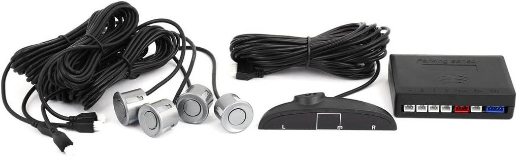 Car Reversing Backup Aid System Dual CPU 4 Parking Sensors Assistant