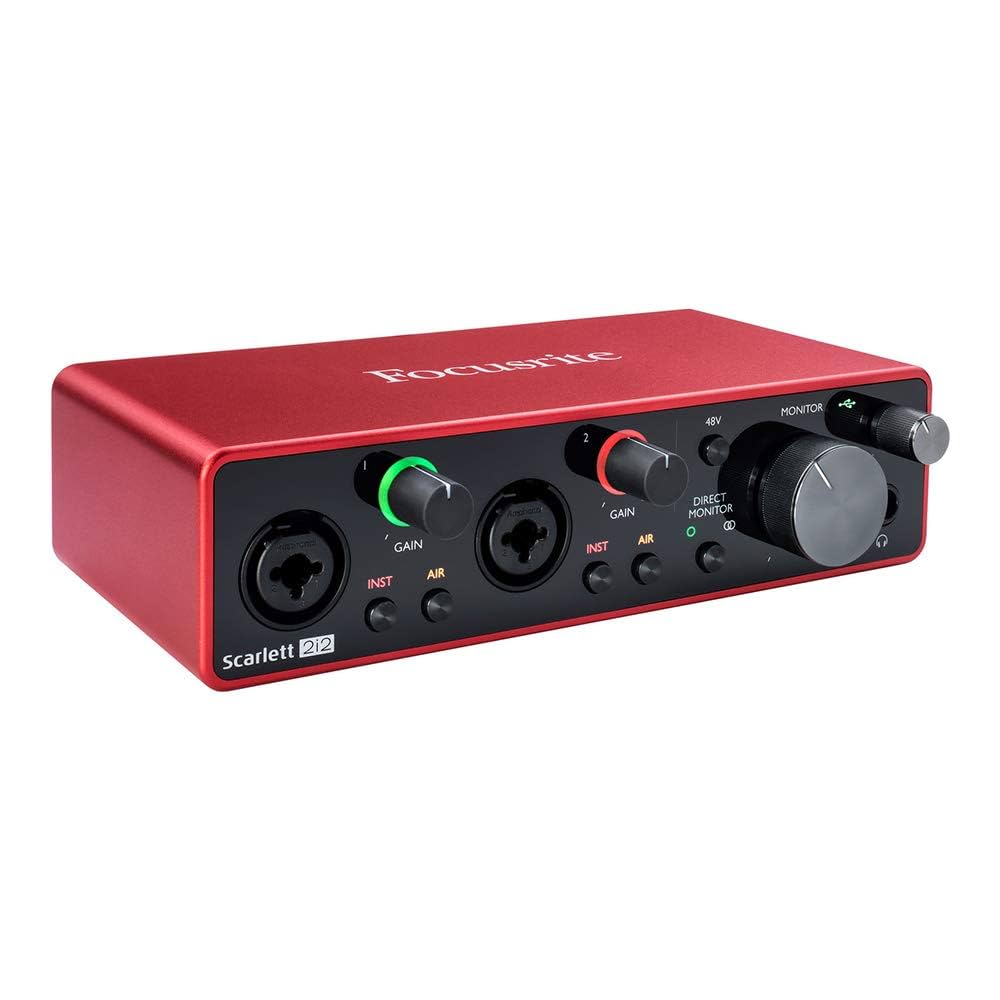 DJ機材 Focusrite Scarlett 2i2 gen3 Focusrite Scarlett 2i2 USB Audio Interface (3rd Gen) with