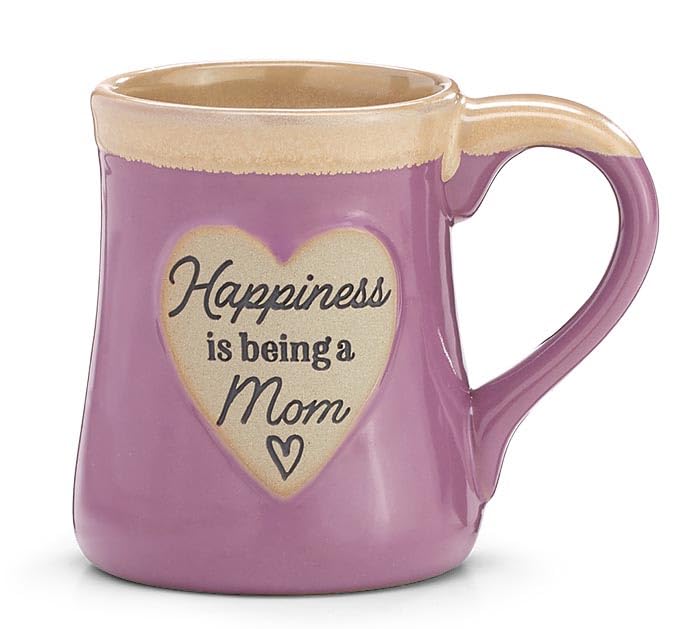 Taza de porcelana lavanda 18 onzas miniatura 1