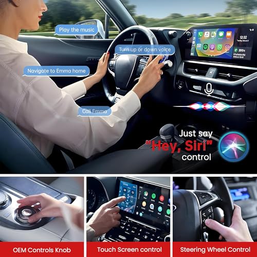 Image of Autofy K713C 4GB RAM 32GB Storage with PlayStore *Download Unlimited Apps* Video Box Wireless Carplay Adapter Works Only with Cars Having Wired CarPlay Auto Reconnect Plug-Play Car Accessories